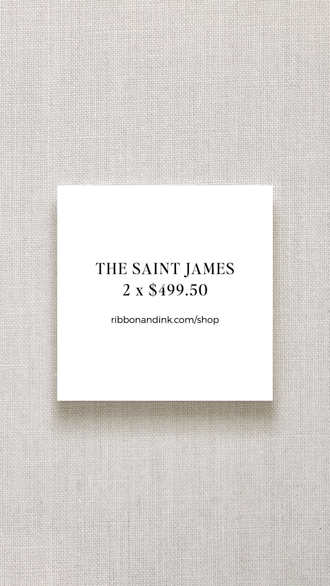 Showit Website Template + Brand Set | Saint James