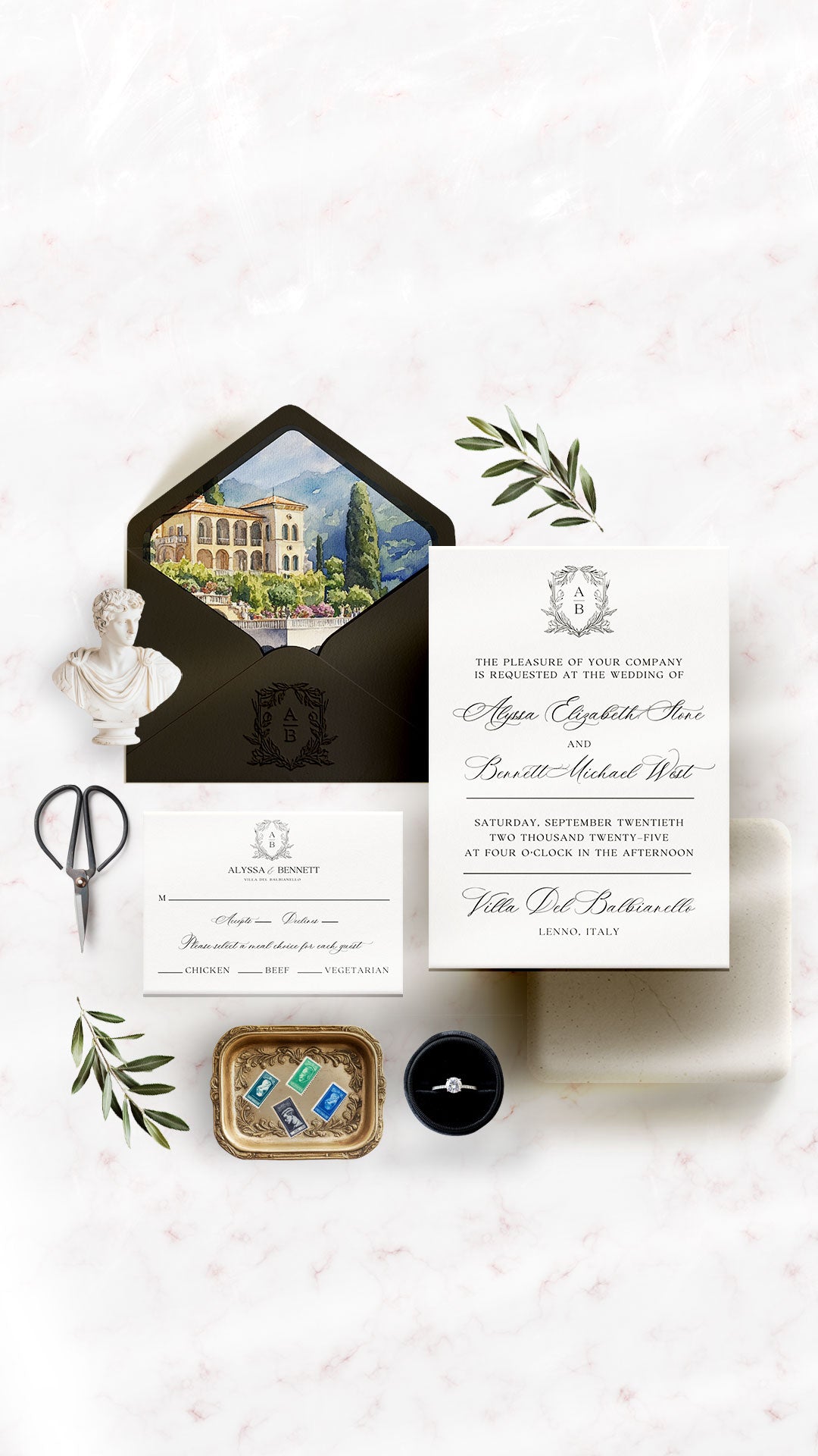Wedding Invitation + Brand | Alyssa