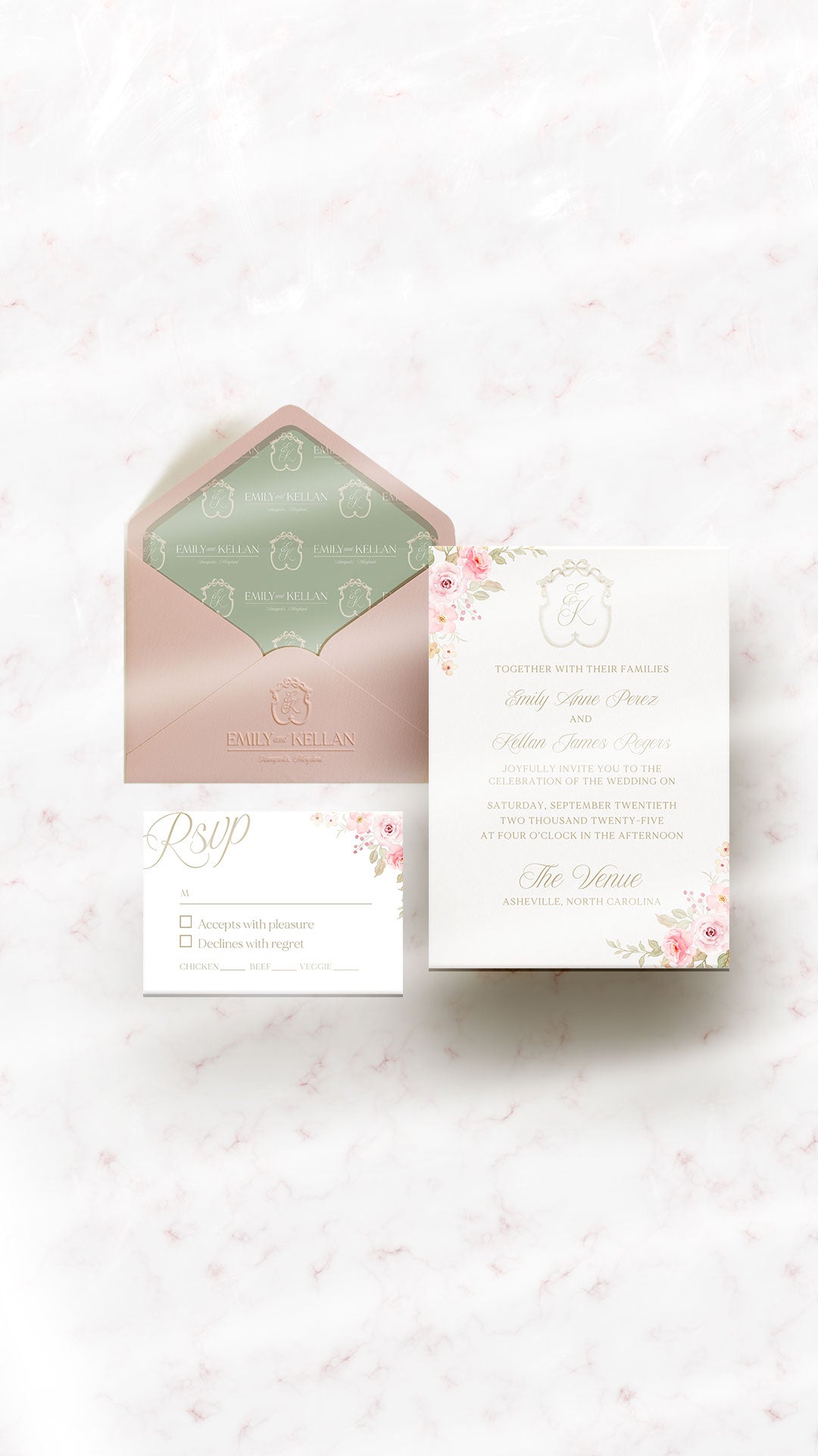 Wedding Invitation + Brand | Emily
