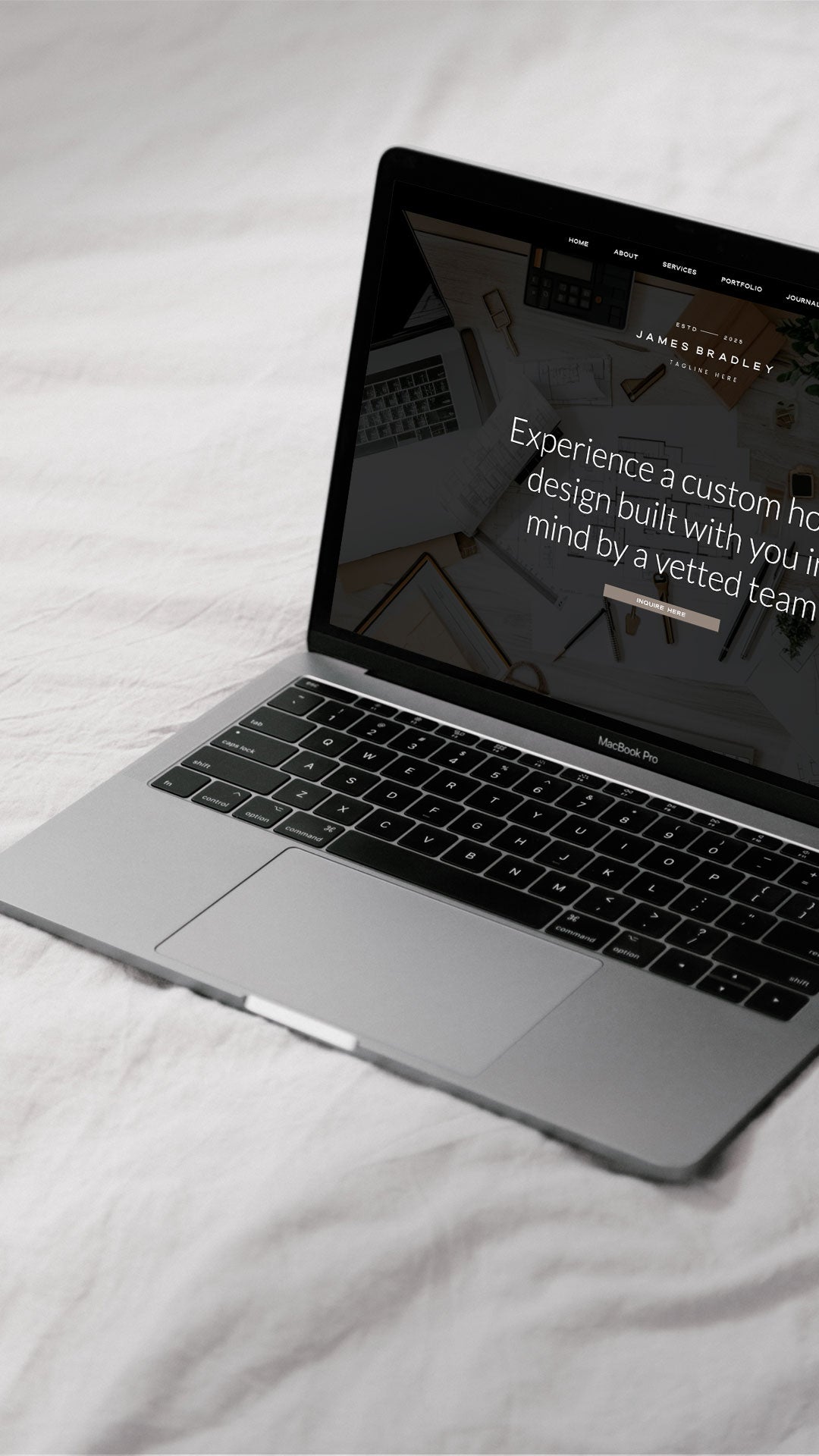 Showit Website Template + Brand Set | James Bradley