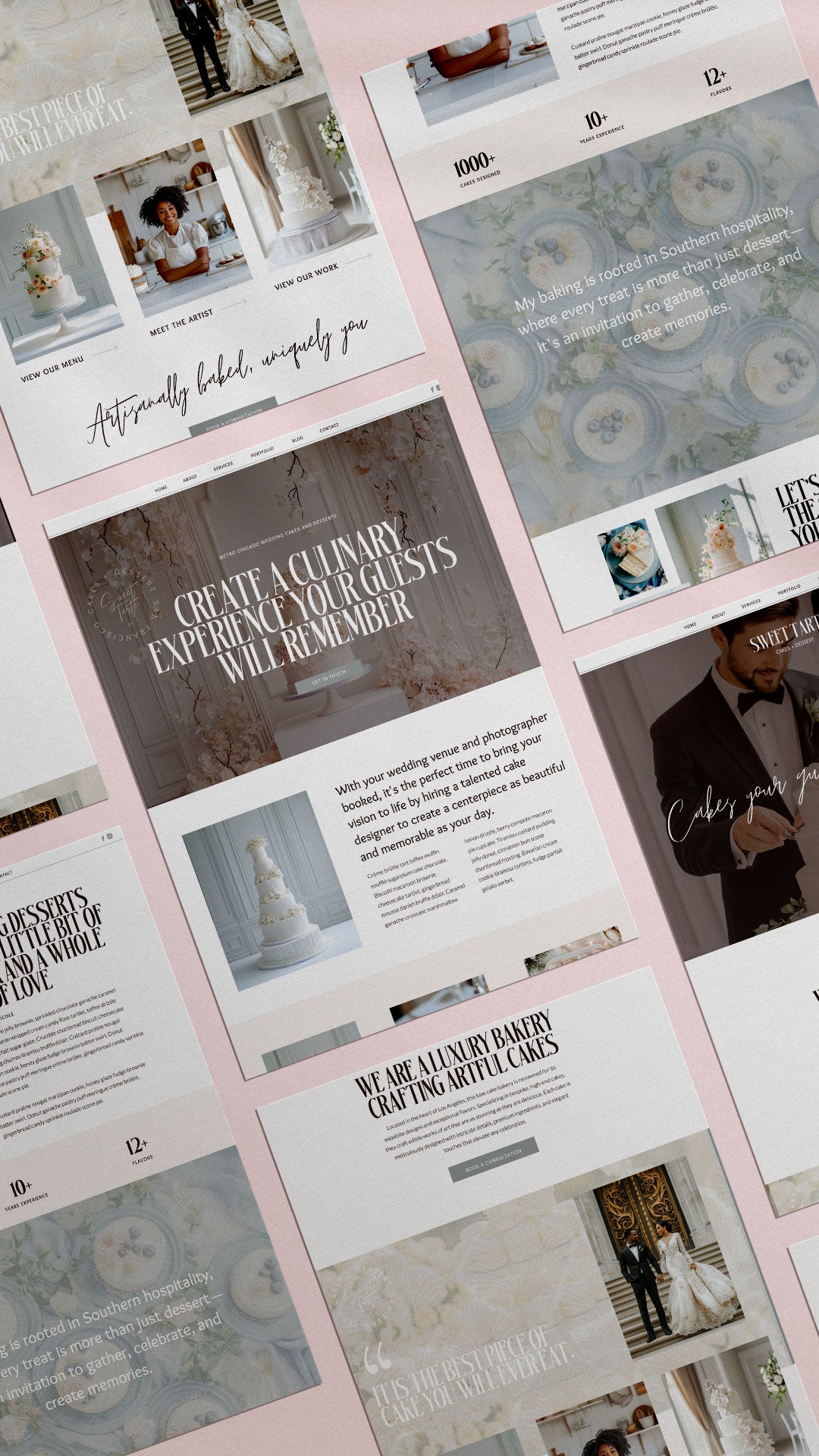 Showit Website Template + Brand Set | Sweet Tarte