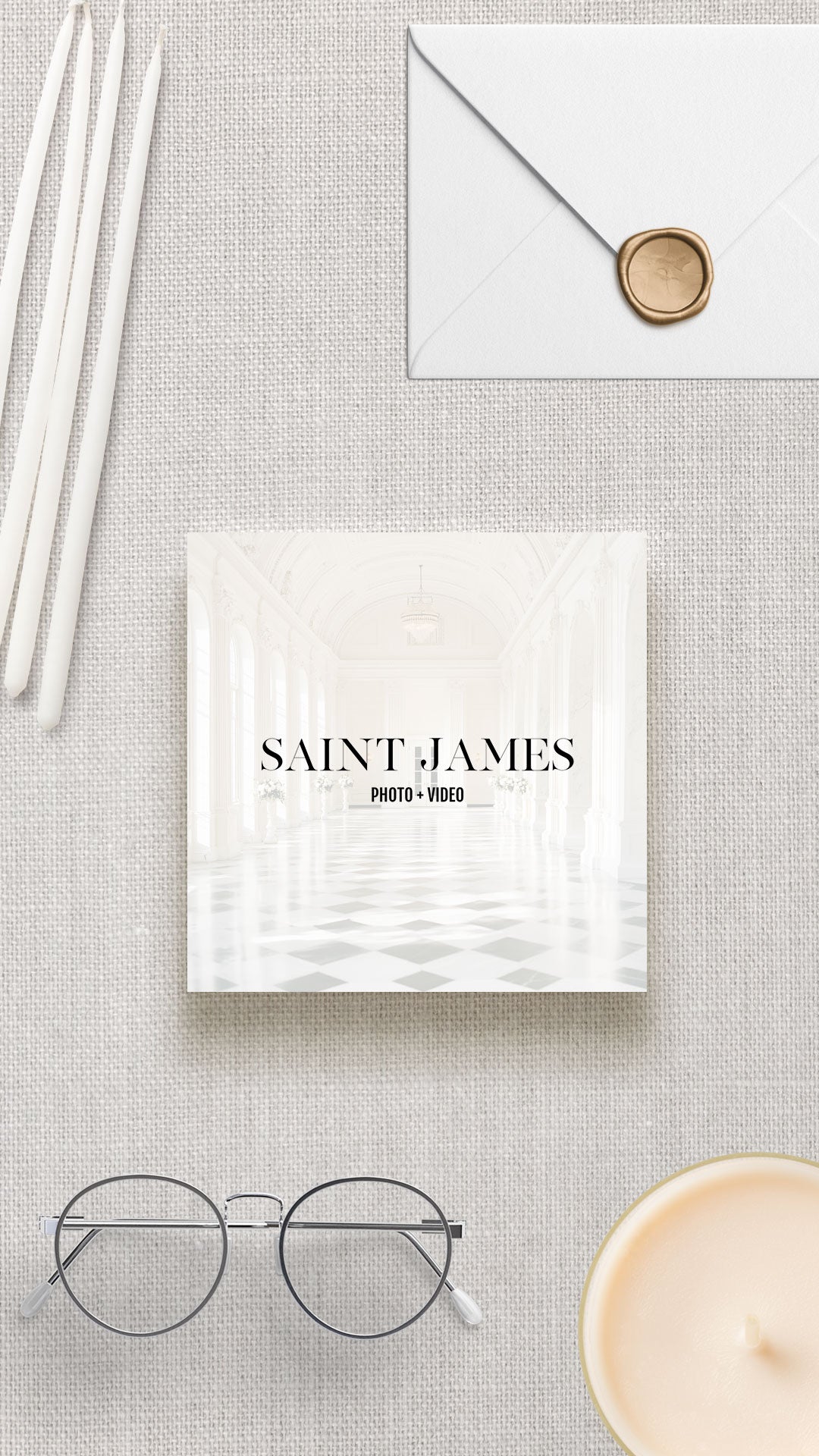 Showit Website Template + Brand Set | Saint James