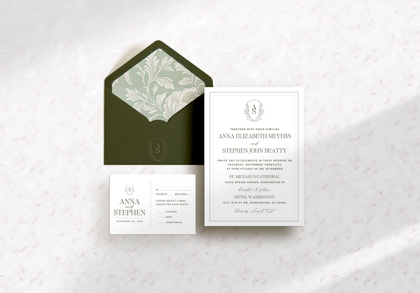 Wedding Invitation + Brand | Anna