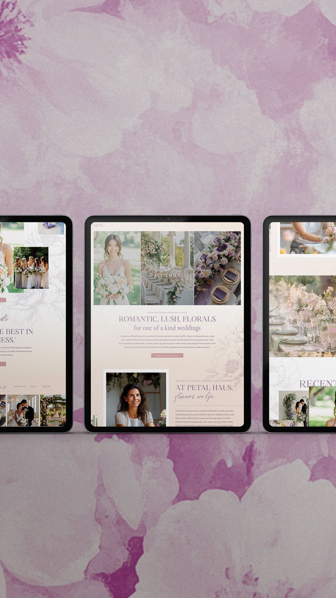 Showit Website Template + Brand Set | Petal Haus