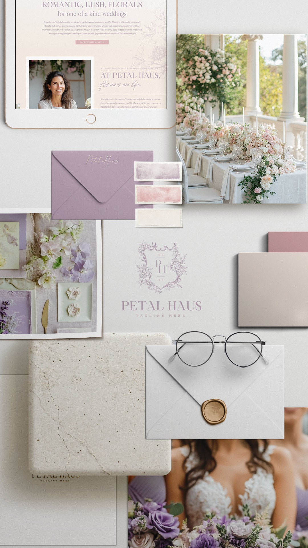 Showit Website Template + Brand Set | Petal Haus