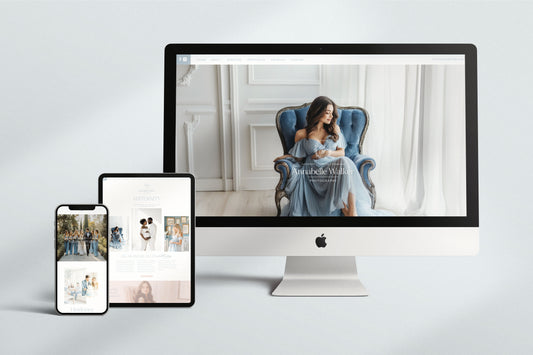 Showit Website Template + Brand Set | Annabelle