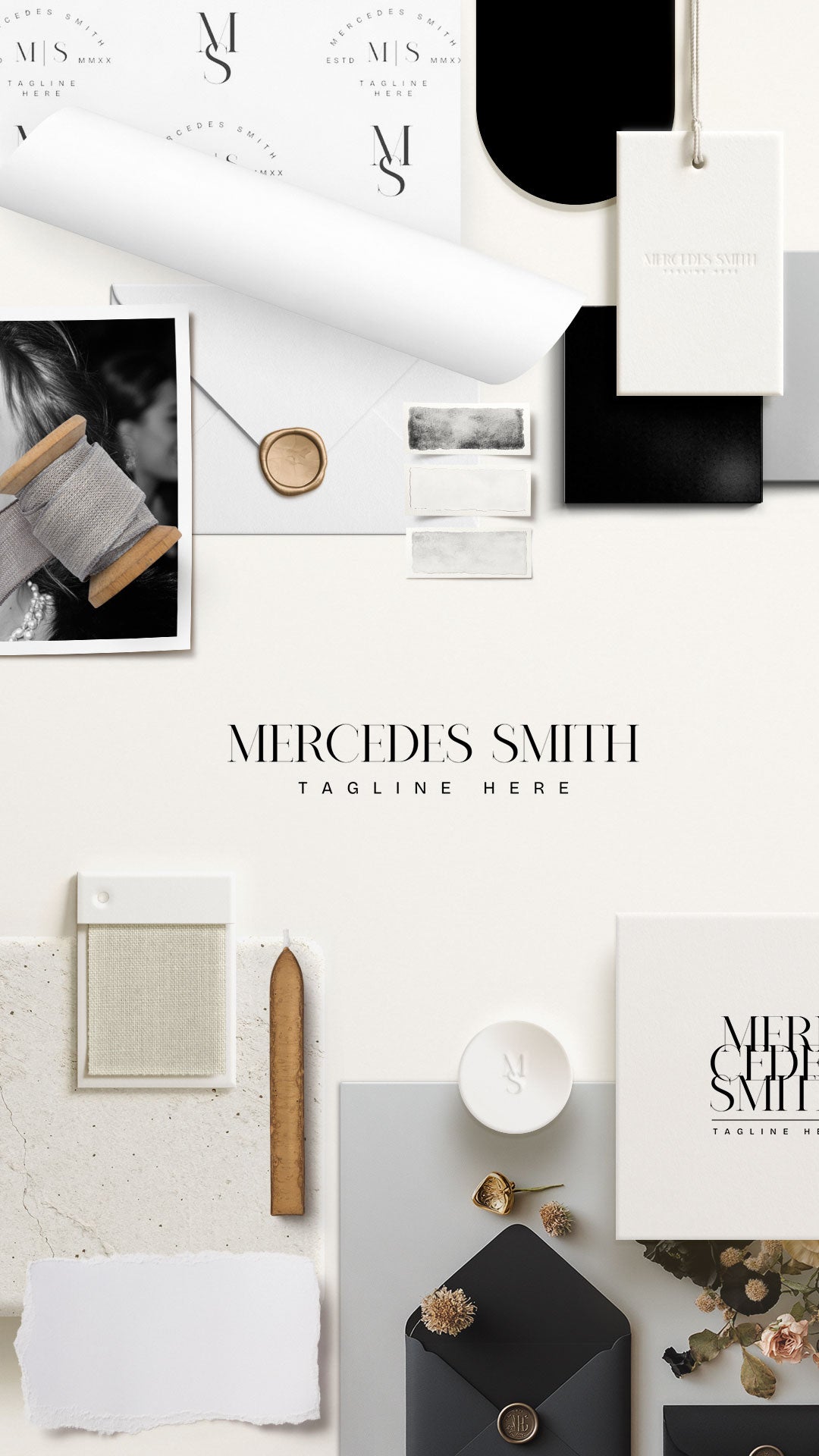 Showit Website Template + Brand Set | Mercedes