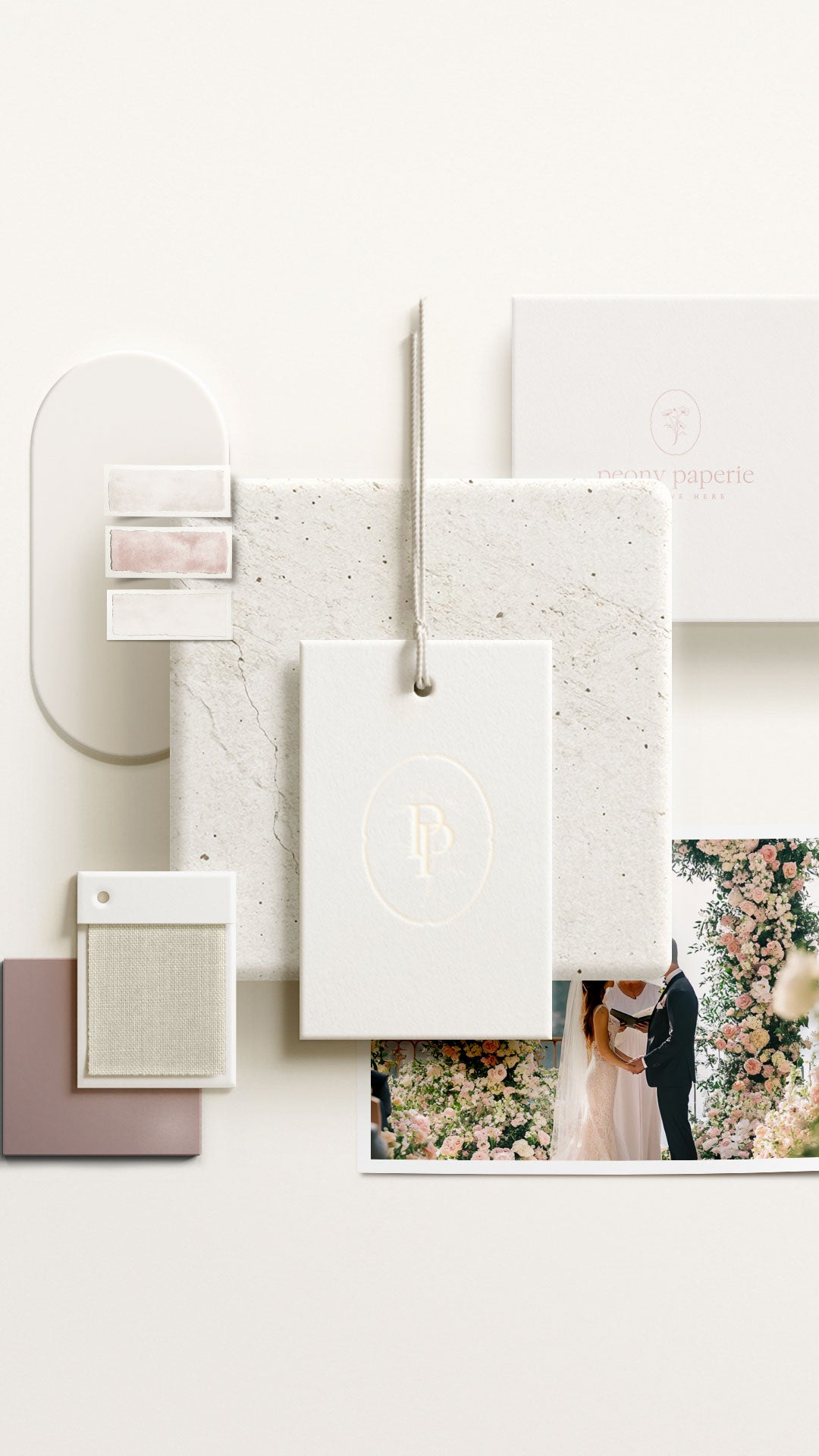 Showit Website Template + Brand Set | Peony Paperie