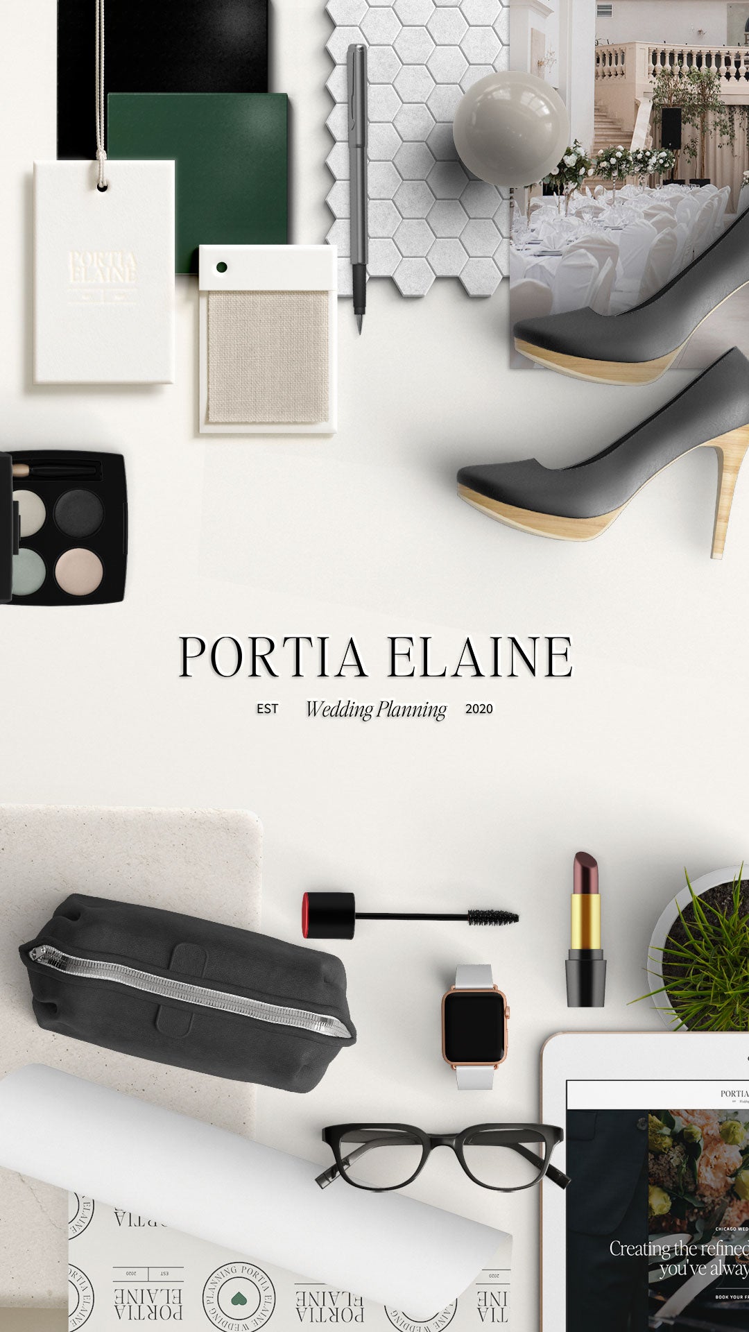 Showit Website Template + Brand Set | Portia