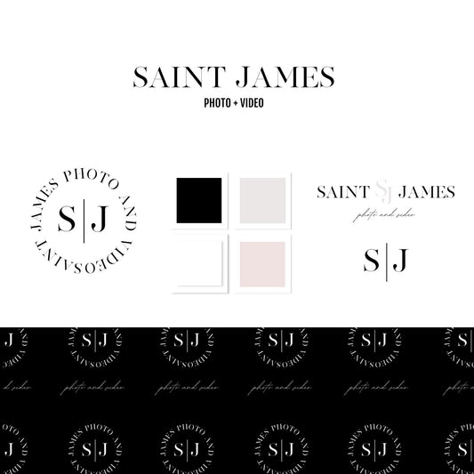 Showit Website Template + Brand Set | Saint James