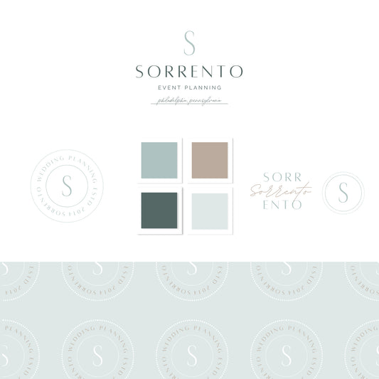 Showit Website Template + Brand Set | Sorrento