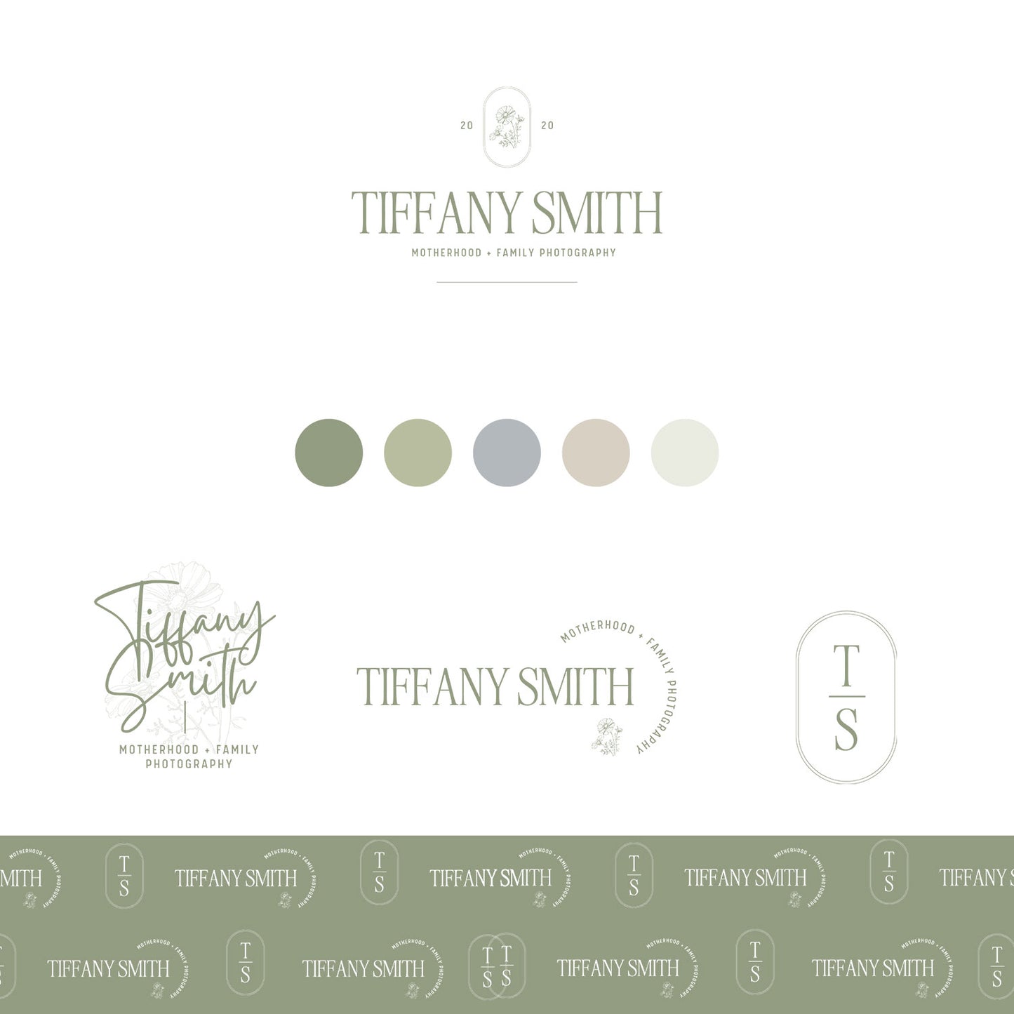 Showit Website Template + Brand Set | Tiffany